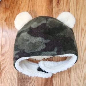 Old Navy Camo Bear Ear Soft Winter Toque